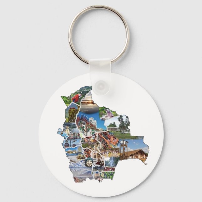 Llavero recuerdo de Bolivia Keychain (Front)