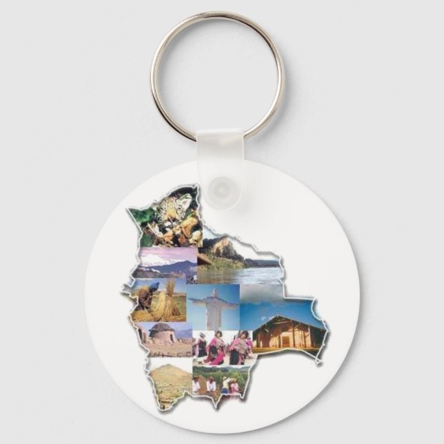 Llavero recuerdo de Bolivia Keychain (Front)