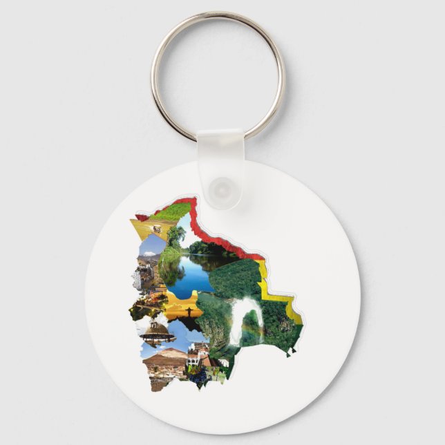 Llavero recuerdo de Bolivia Keychain (Front)