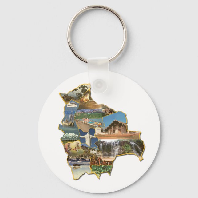 Llavero recuerdo de Bolivia Keychain (Front)