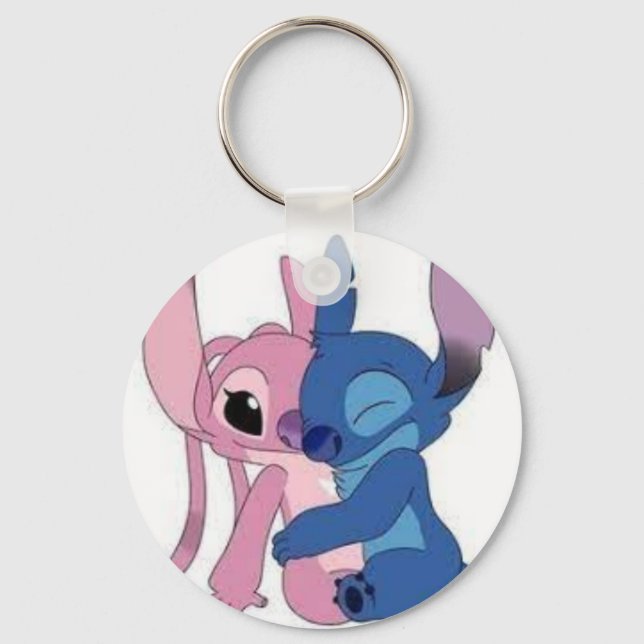 Llavero Stitch & Angel Keychain (Front)