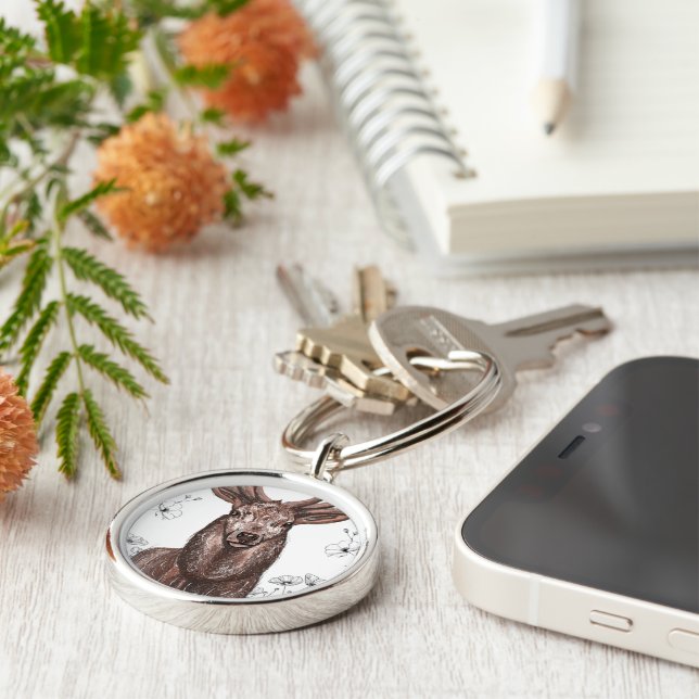 Llavero tipo chapa keychain (Side)