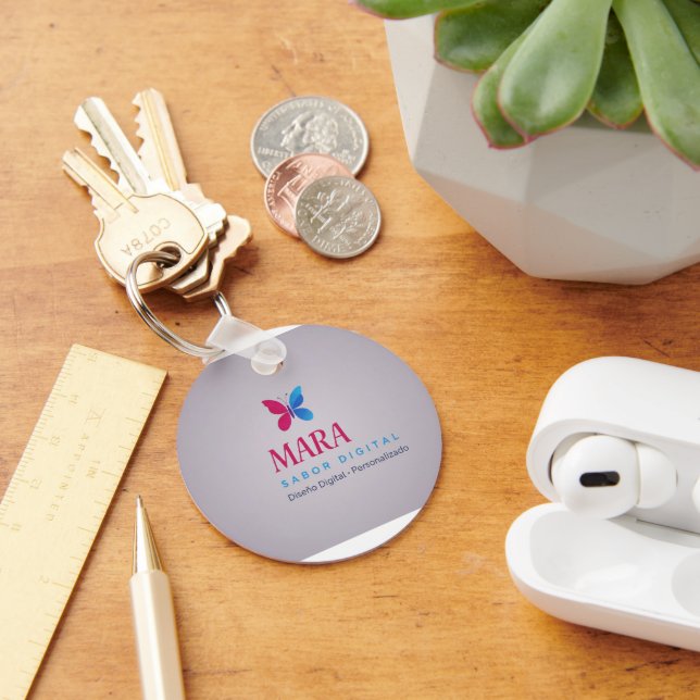 Llavero tipo chapa personalizado MARA Keychain (Desk)