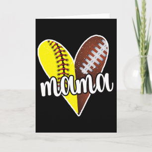 Ller Mama Proud Softll Footll Player Ll Mom Card
