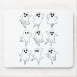 Llet Ghost Dancing Dancer Dance Teacher Halloween  Mouse Pad