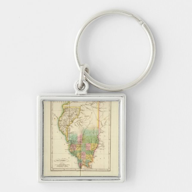 llinois US Keychain (Front)