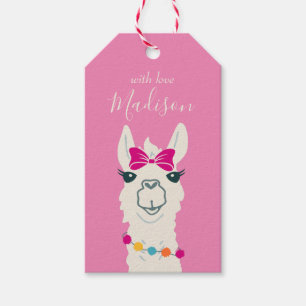 Lllama Alpaca Favor Gift Tag Fiesta Party