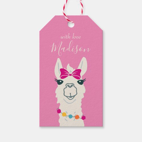 Lllama Alpaca Favor Gift Tag Fiesta Party