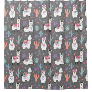 Lllama/Alpaca Shower Curtain