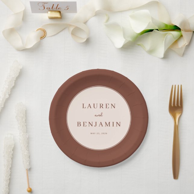 ___LLMGEN___ 26 PAPER PLATES (Wedding)