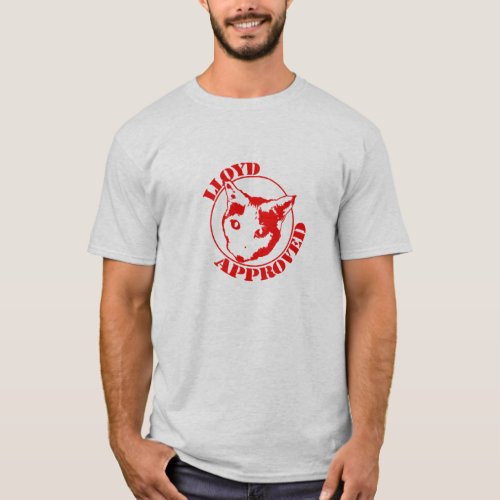 Lloyd Approved _ Mens Gray T_Shirt