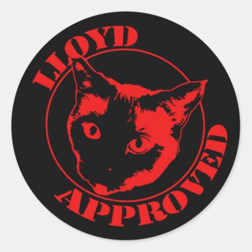 Lloyd Approved Stickers