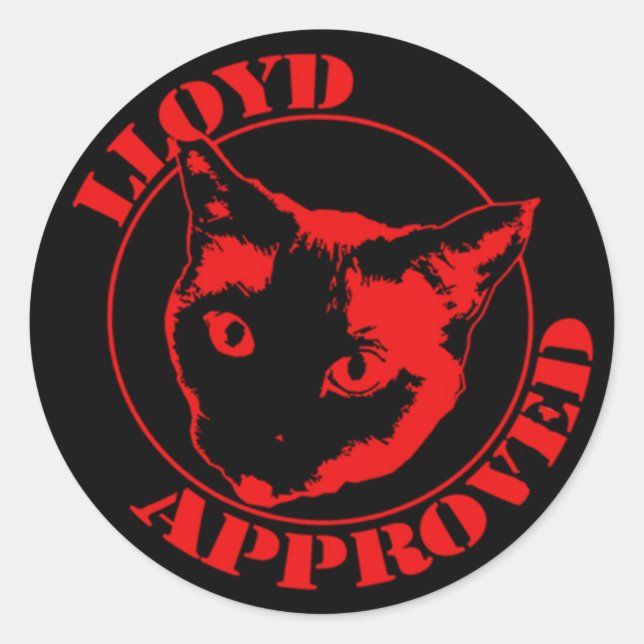 Lloyd Approved Stickers (Front)