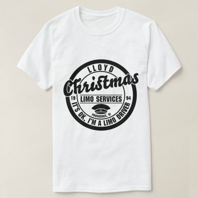 Lloyd Christmas Limo Services T-Shirt (Design Front)
