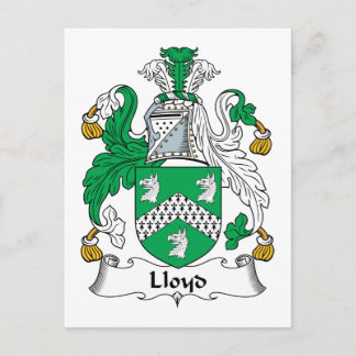 Lloyd Family Crest Postcard