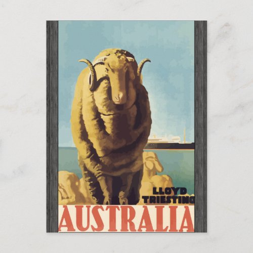 Lloyd Triesting Australia Vintage Postcard