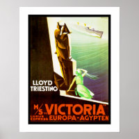 Lloyd Triestino ms Victoria Poster