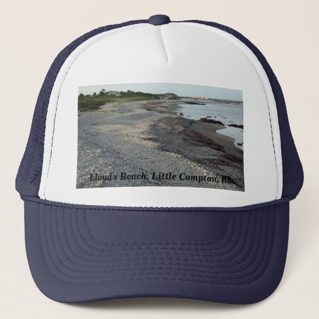 Lloyd's Beach, Little Compton, Rhode Island Trucker Hat (Front)