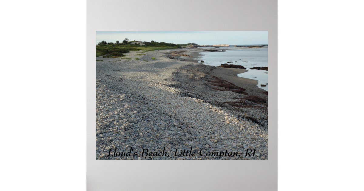 Lloyd S Beach Little Compton Ri Poster Zazzle Com