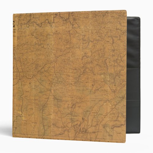 Lloyds official map of the state of Tennessee 3 Ring Binder