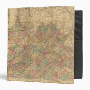 Lloyd's official map of the State of Virginia Binder