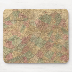 Lloyd's official map of the State of Virginia Mouse Pad
