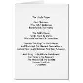 Lloyd's Prayer Card (Front)