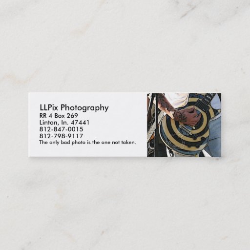 Customizable LLPix Photography Business Cards