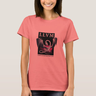 LLVM Women's Black/White Shirt - Front Logo