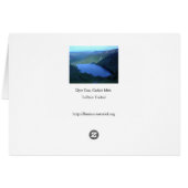 Llyn Cau, Cadair Idris [card] (Back Horizontal)