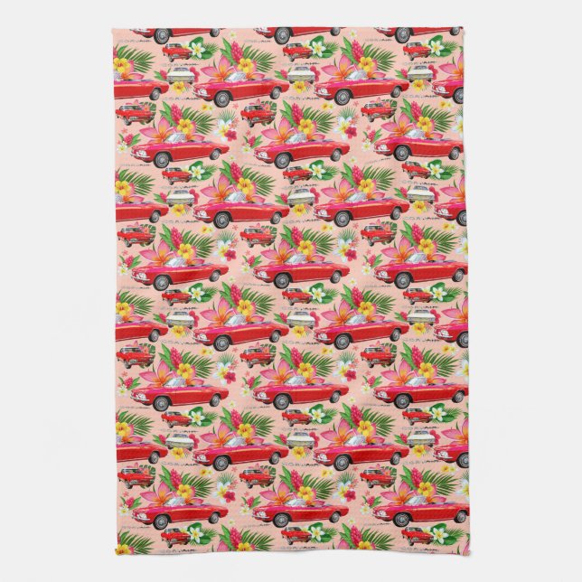 LM Corvair Hawaiian Kitchen Towel (Vertical)