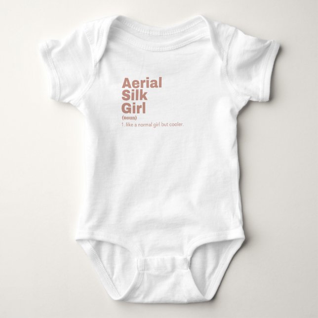 lm Girl - Aerial Silk Baby Bodysuit (Front)