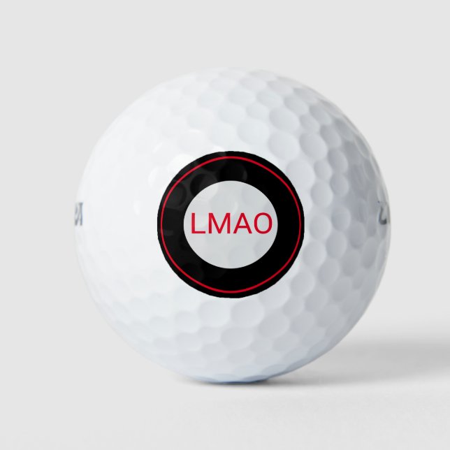 LMAO Humorous Golf Ball (Front)