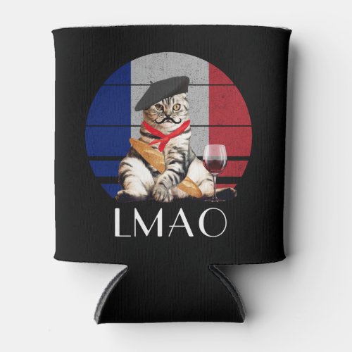 LMAO Le Meow French Cat Can Cooler