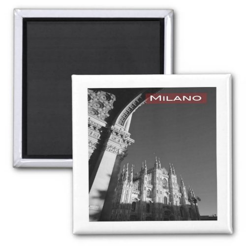 LMD006 MILAN CATHEDRAL Milan Italy Fridge Magnet