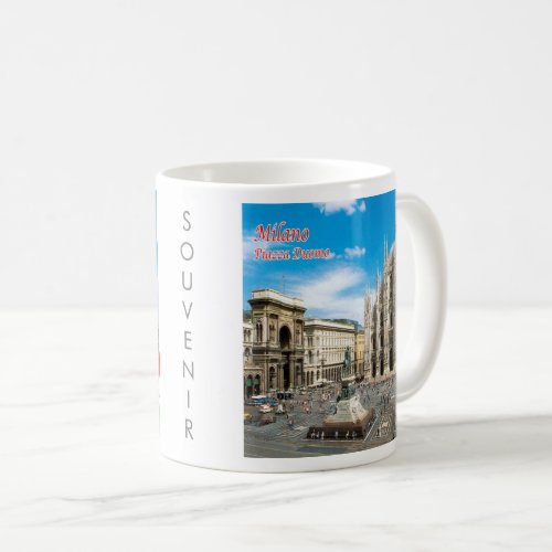 LMD011 MILAN Piazza del Duomo Cathedral Coffee Mug
