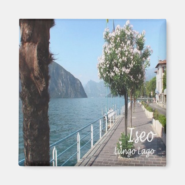 LMD080 ISEO, Promenade, Italy, Fridge Magnet (Front)