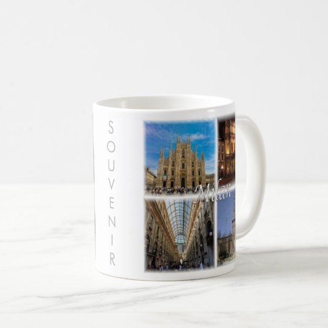 LMD117 MILAN mosaic, Lombardy, Italy, Coffee Mug (Front Right)