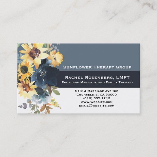 LMFT Licensed Marriage and Family Therapist Busine Business Card