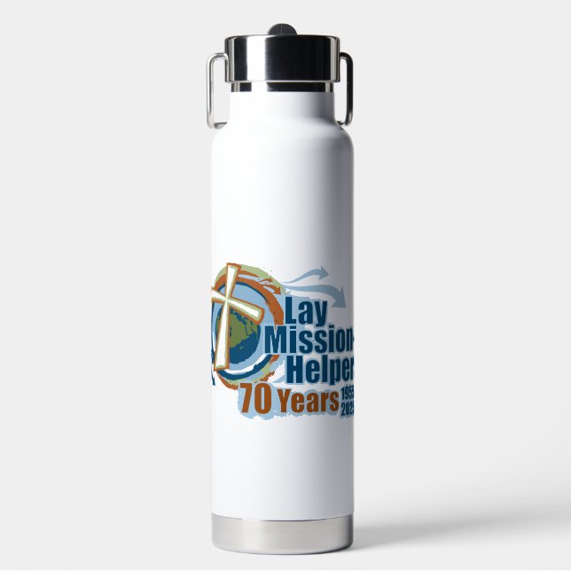 LMH 70th Anniversary Insulated Water Bottle 25oz (Front)