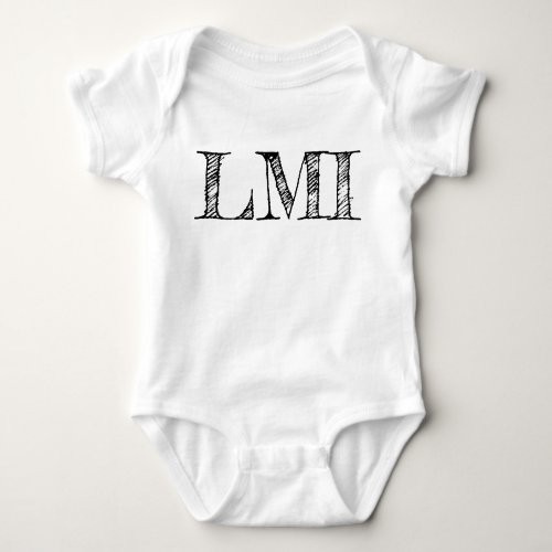 LMI Baby Jersey Bodysuit