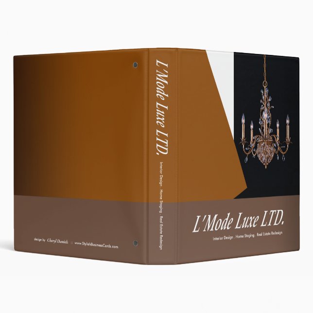 L'Mode Luxe Home Stager Interior Designer Binder (Background)