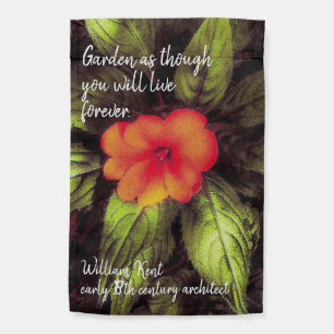 lmpatiens Impression Garden Flag