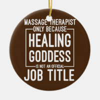 LMT Funny Massage Therapist Only Because Healing