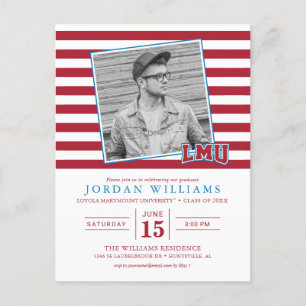 LMU Graduate Announcement Postcard