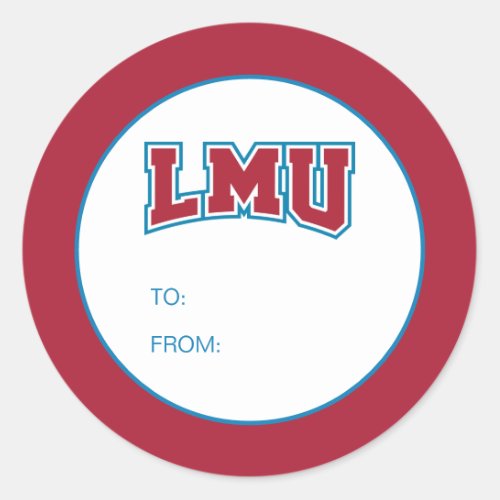 LMU Graduate Classic Round Sticker