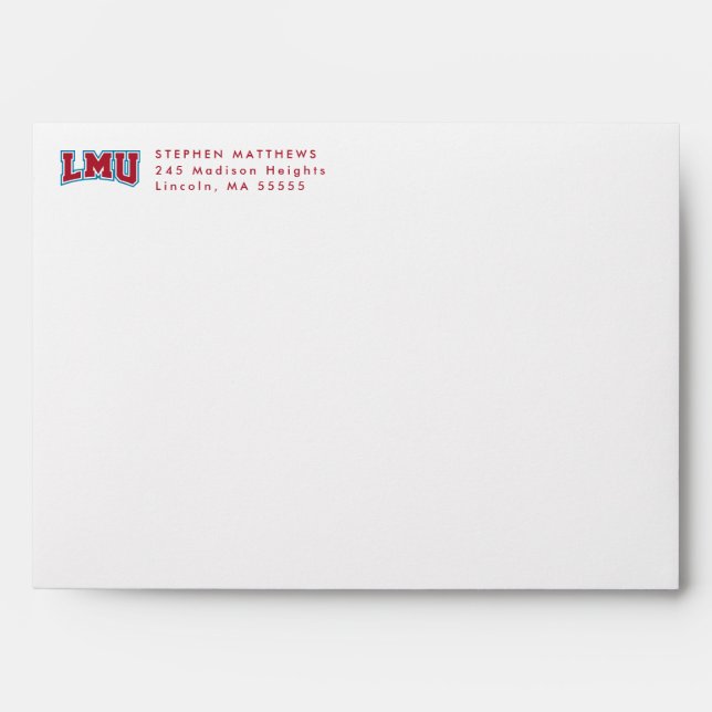 LMU Graduate Envelope (Front)