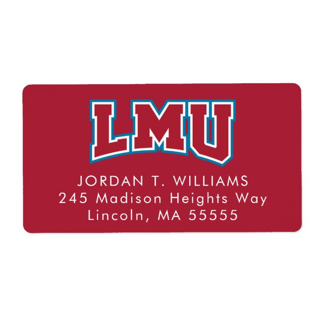 LMU Graduate Label (Front)