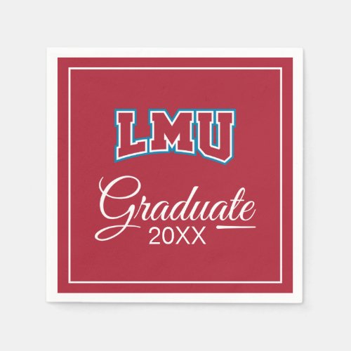 LMU Graduate Napkins