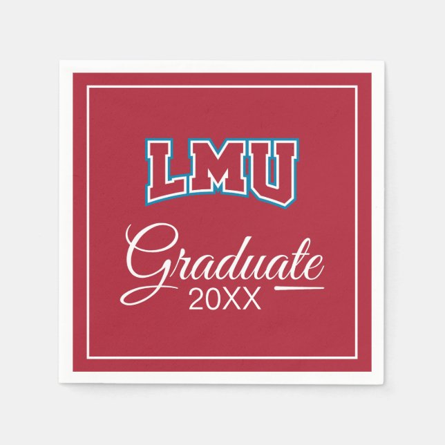 LMU Graduate Napkins (Front)